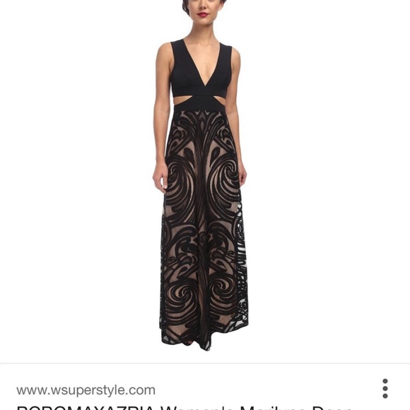 Size 8/10 BCBG dress great for prom or evening events very classy and modern - Picture 1 of 4